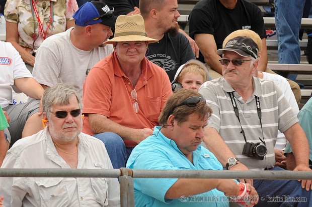 father watches from stands