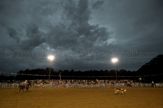 General view of the Shady Dale Rodeo.